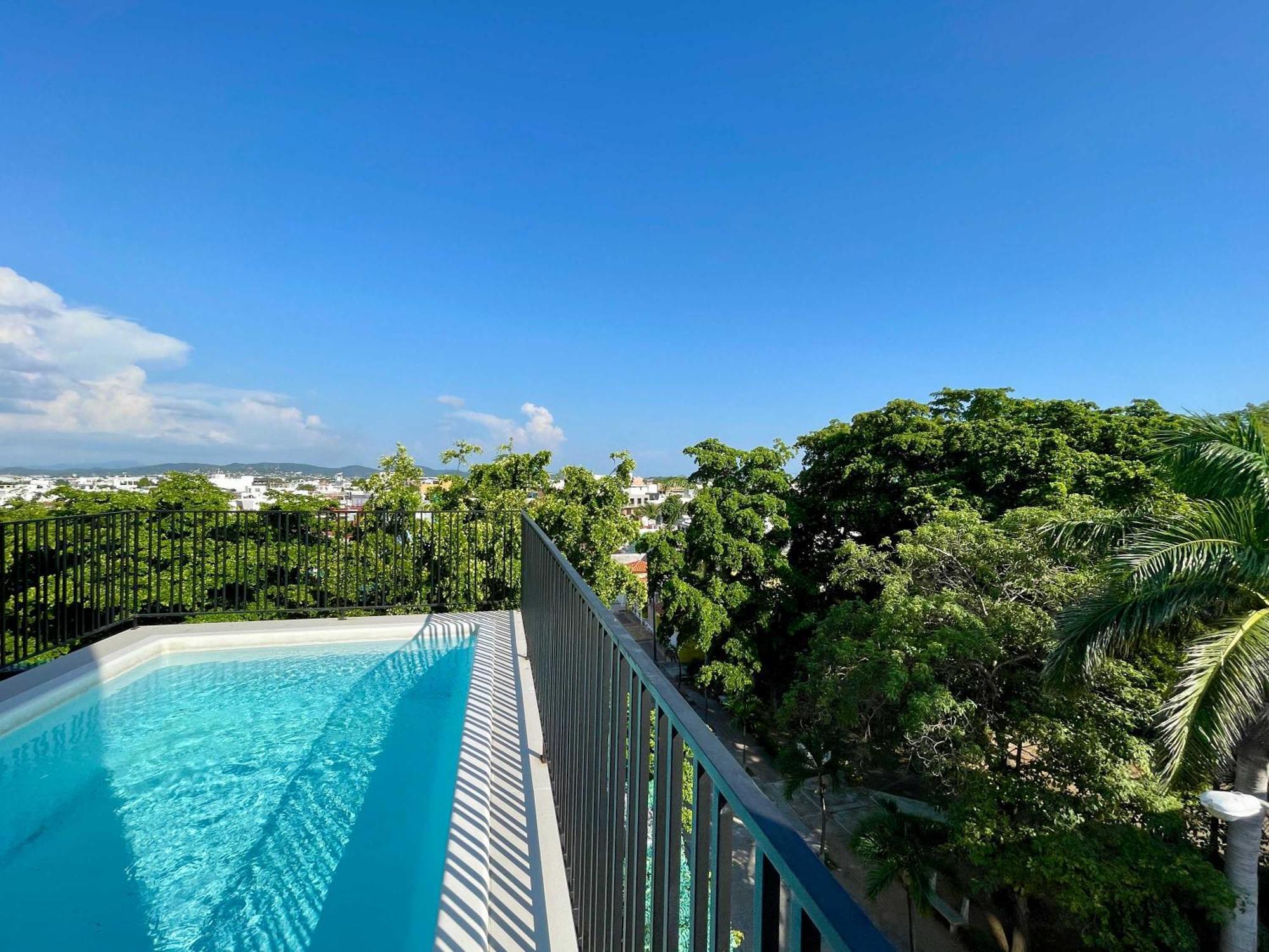 Depa Para 6 Con Alberca En Roof - Perlas 9 Mazatlan Ngoại thất bức ảnh
