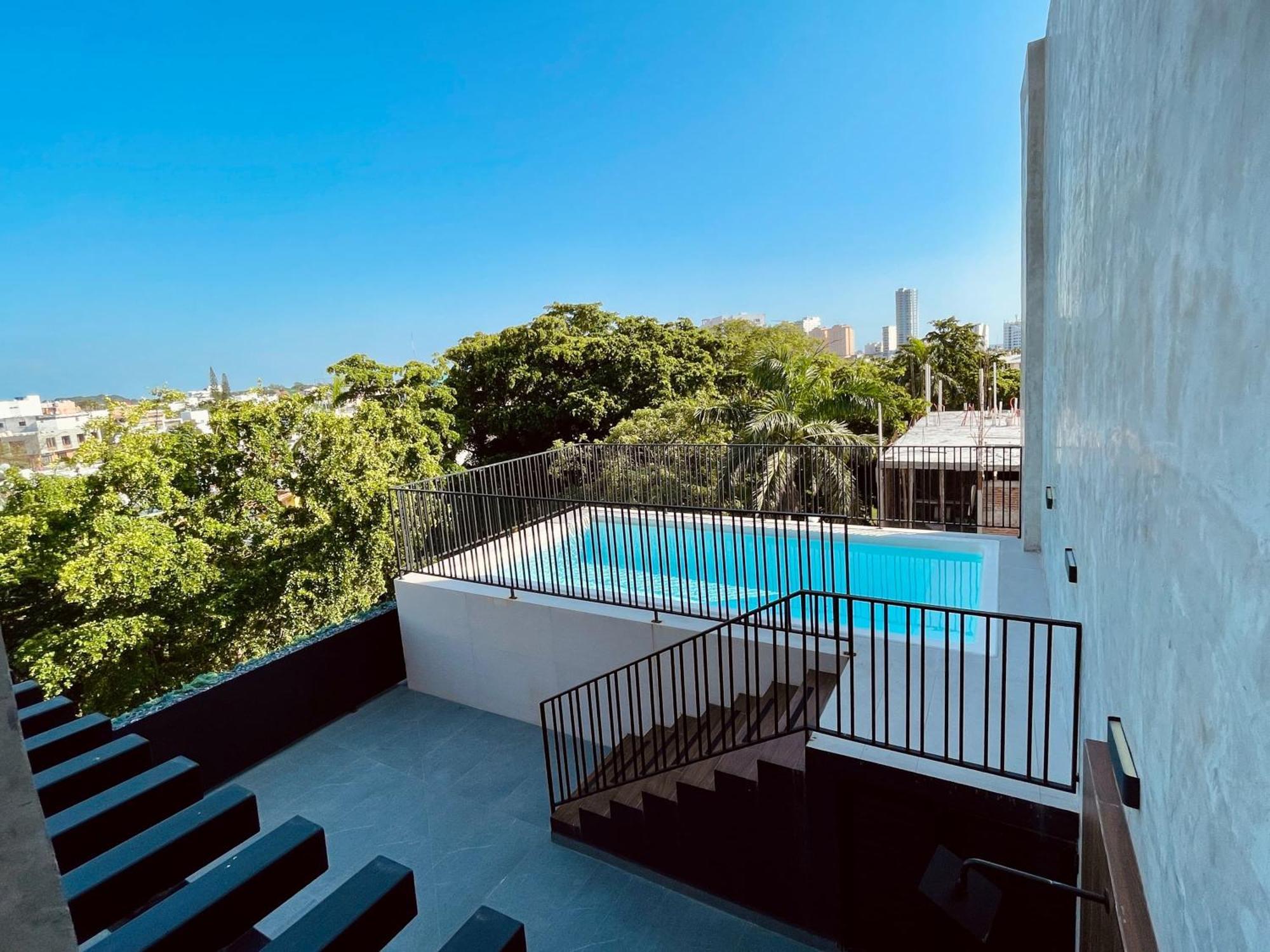 Depa Para 6 Con Alberca En Roof - Perlas 9 Mazatlan Ngoại thất bức ảnh